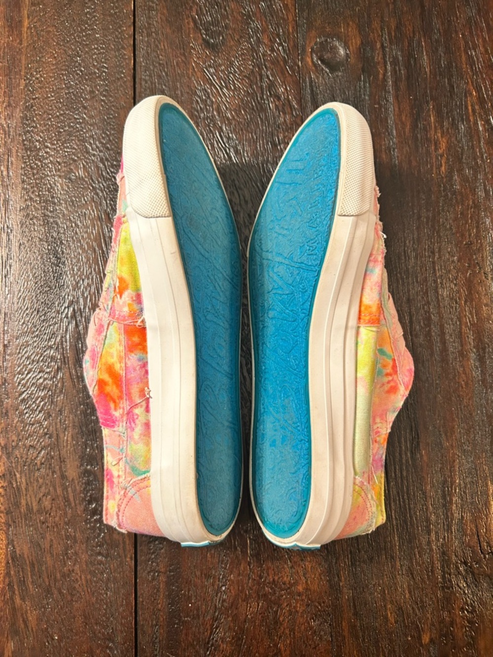 Blowfish Malibu Marley Women's Rainwater Tie-Dye Canvas Slip-on Sneakers - 7.5 - Picture 3 of 8
